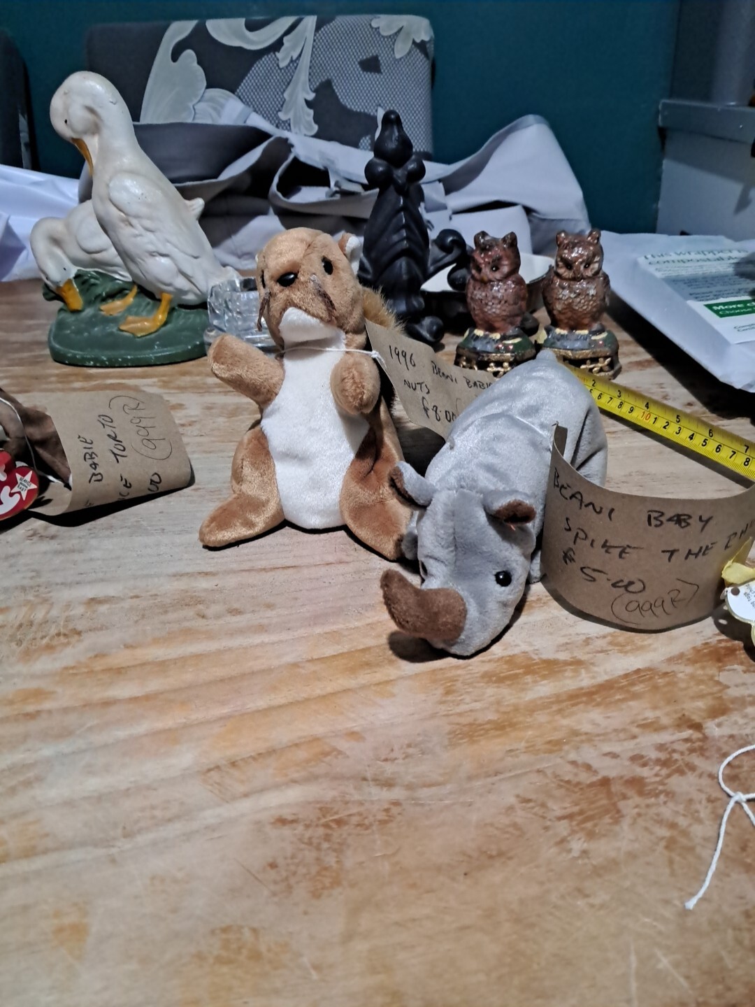 Nuts And Spike Ty Beanie Babies Retired Preowned  1996