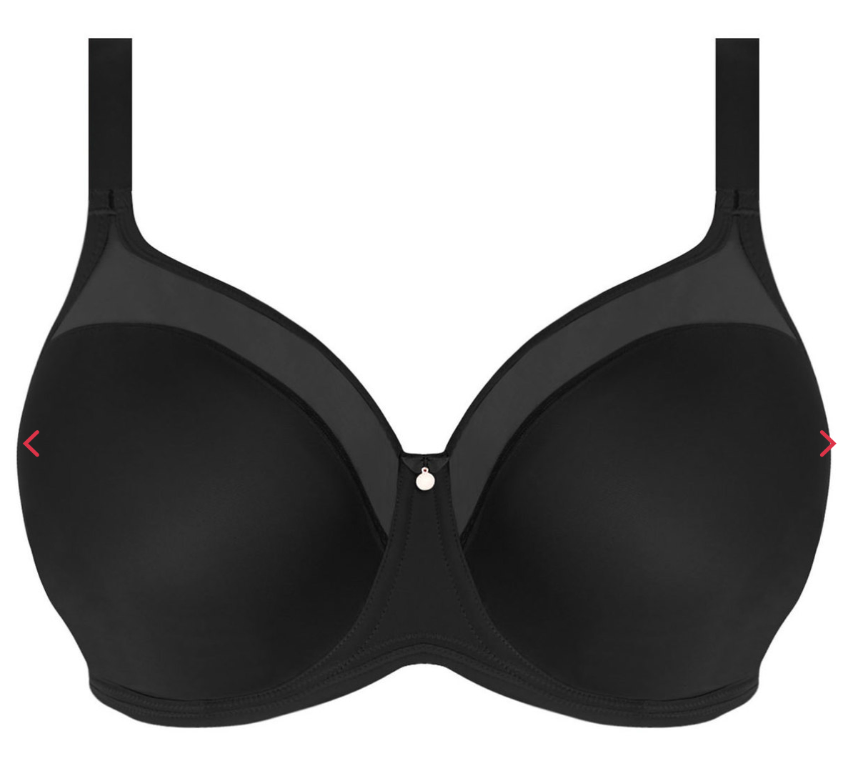 Elomi 34K USA / 34H UK Smooth Moulded Bra NWOT 4301 Black eBay