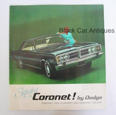 1969 Chrysler Swinging Coronet Deluxe 500 440 Coronet Deluxe Brochure Condition