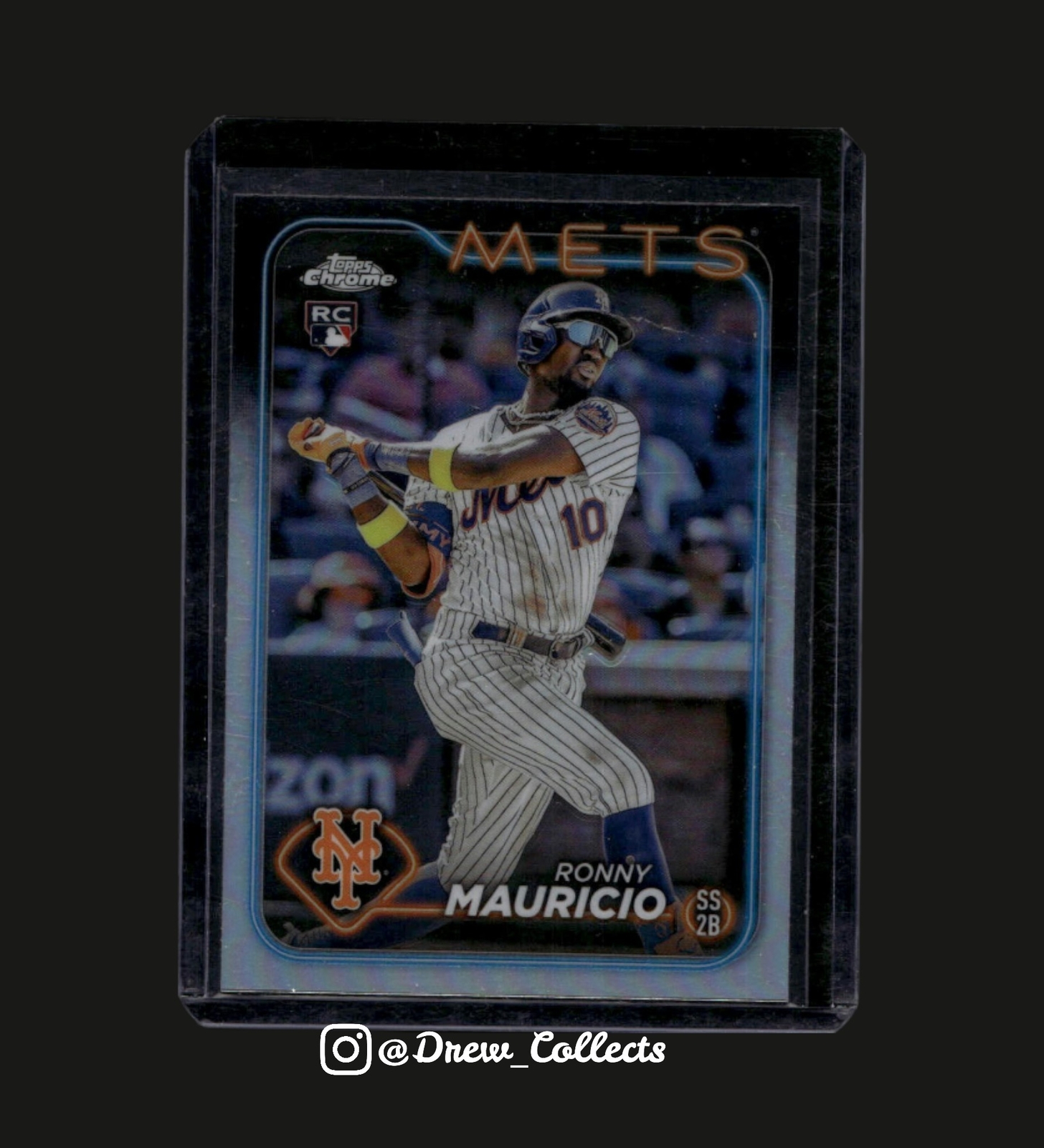 2024 Topps Chrome #28 Ronny Mauricio New York Mets Refractor