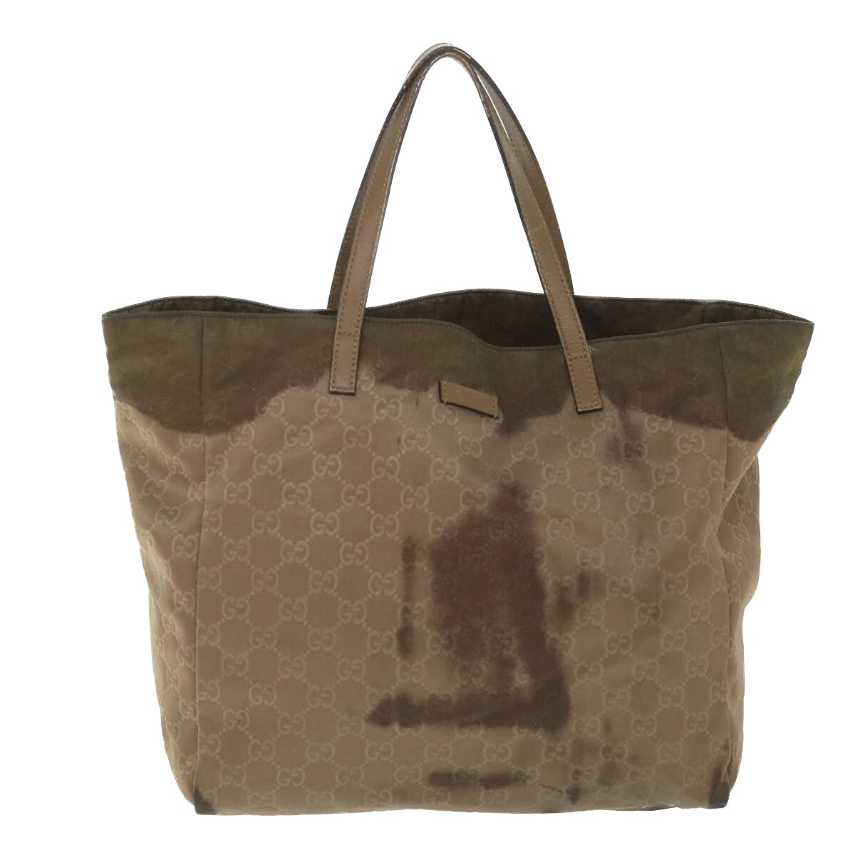 GUCCI GG Canvas Tote Bag Brown 282439 Auth ar10393 | eBay