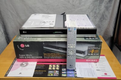 LG RH188S Super Multi HDD & DVD Recorder - 160 GB - Region 2 w/ European Plug