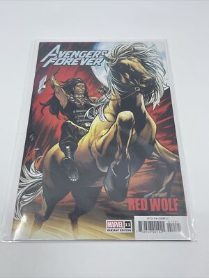 Avengers Forever, Vol 2 #11B Geoff Shaw Red Wolf Cover (Nov 23 2022) Comic Book