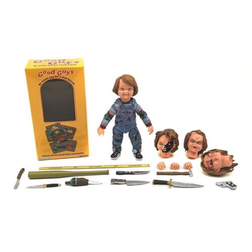 NECA Chucky Good Guy Doll Child's Play Ultimate 4" Action Figure Model Toys NEW - Picture 2 of 16