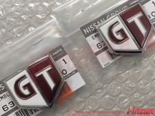 Nissan Skyline R34 Er34 99-02 Genuine Front Side Gt Emblem Badge Pair 2pcs Oem