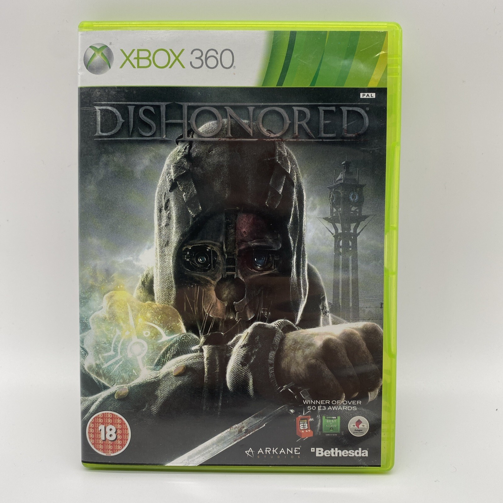 Dishonored (Microsoft Xbox 360, 2012 PAL) with Manual