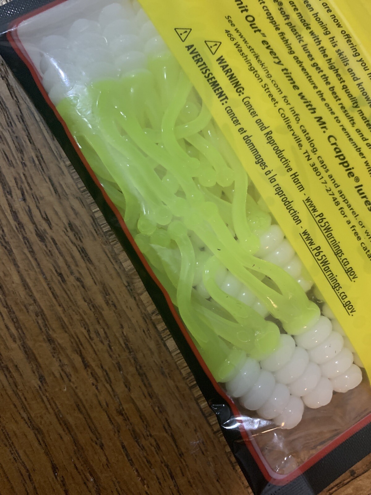 Mr. Crappie Strike King 2” Joker Refrigerator White Glow-BRAND NEW-SHIPS N 24HRS - Image 6