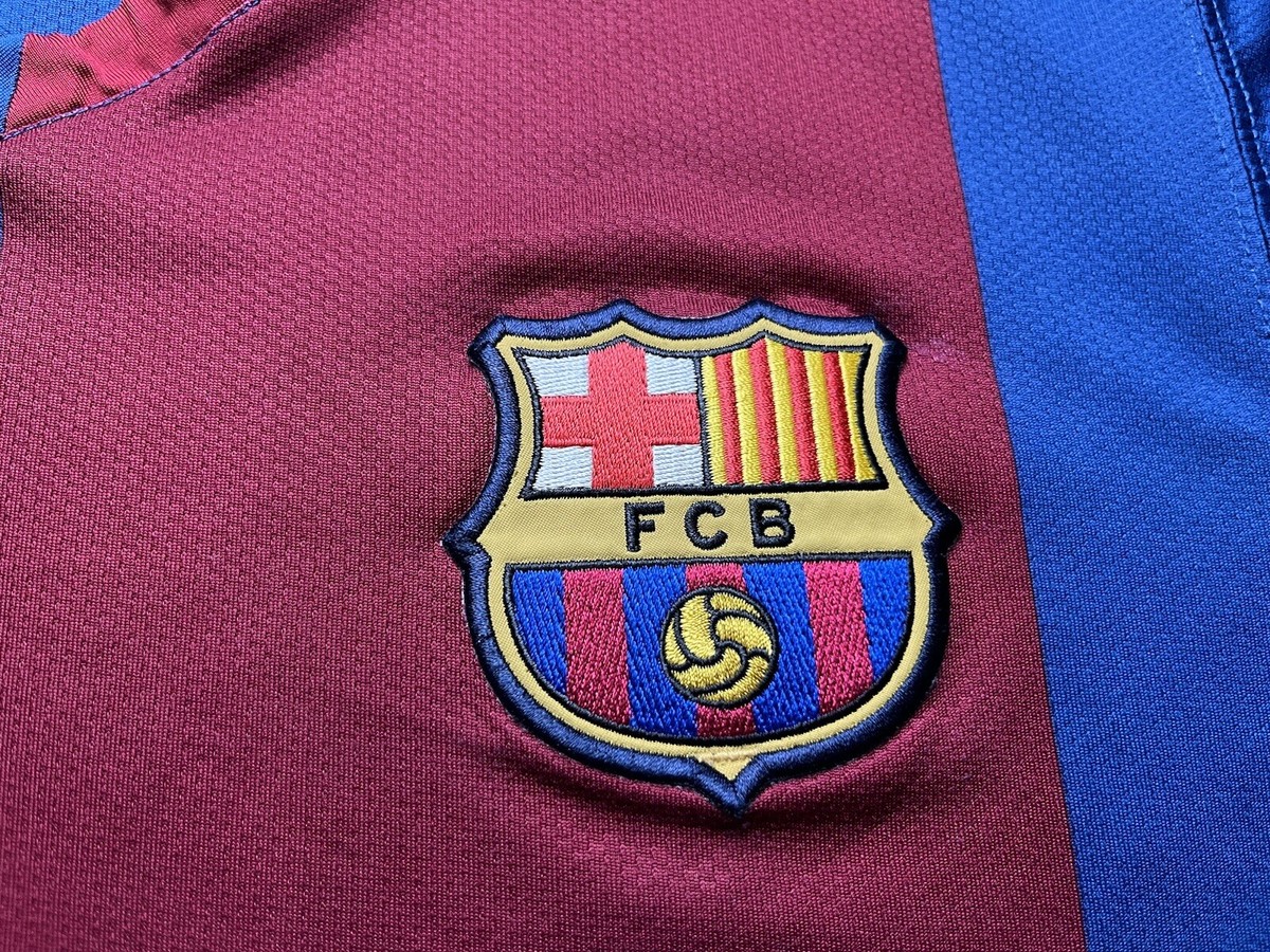 Maillot Domicile FC Barcelone Lionel Messi 2006-2007 - Taille M, Occasion Bon état
