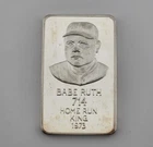 1973 Babe Ruth 1oz .999 Silver Bar Sports Ingots #782/2000 Mount Everest Mint