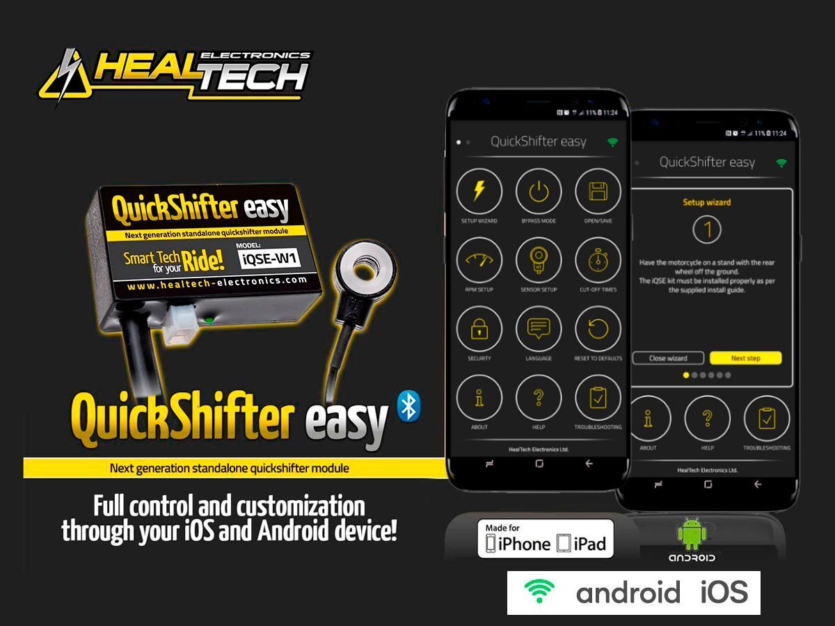 HEALTECH WI-FI ELECTRONIC QUICK SHIFTER FOR DUCATI MONSTER 1200 S