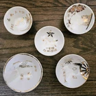 Japanese military sake cups WW2 WWII antique vintage set of 5