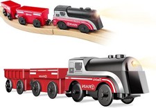 Battery Operated Train for Wooden Track, Moto...