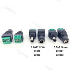 DC Power Female Male 5.5x2.1mm 5.5x2.5 3.5x1.35mm Jack Plug Connector cable 16H