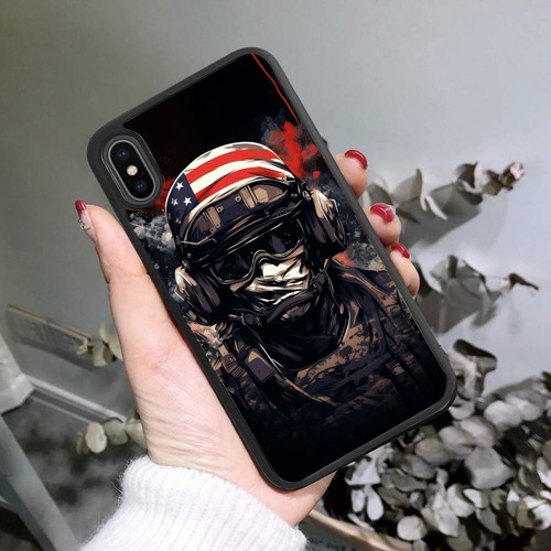 Brave Soldier US art Unique case For Motorola Moto Google Pixel OnePlus - Picture 10 of 25