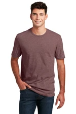 District DM108 Men's Perfect Blend 60/40 Cotton/Poly T-Shirt Soft Crew Neck Tee