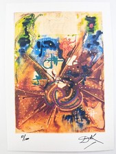 Salvador Dalì originale stampa artistica d'epoca litografia firmata limitata con certificato di autenticità
