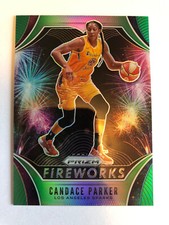 2020 Panini Prizm WNBA Candace Parker Green Fireworks Prizm SPARKS