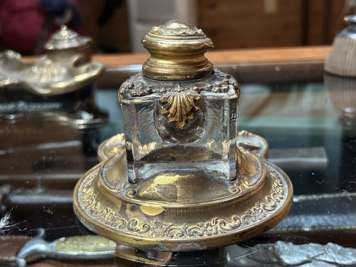 HTF Victorian 1899 Devil EVIL MAN Inkwell W SCH WILLIAM SCHIMPER & Co HOBOKEN NJ - Picture 17 of 21
