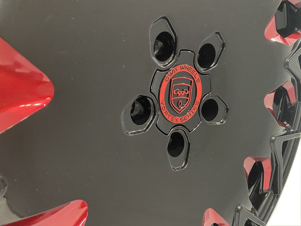 GV06 20 inch Black Red Mill Rim fits JEEP WRANGLER (EXCEPT 16 IN. OE ...