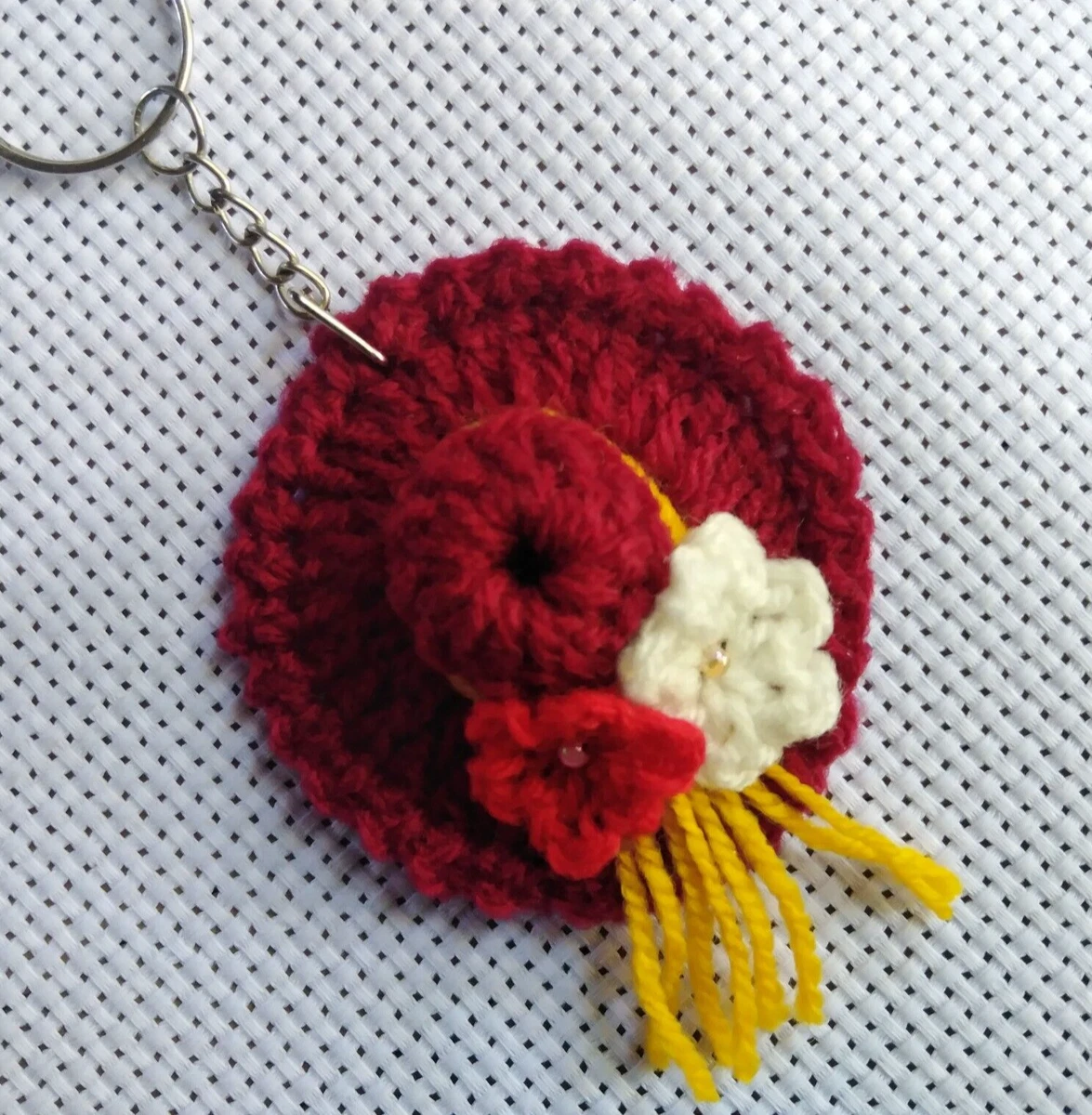 Crochet key hotsell tags