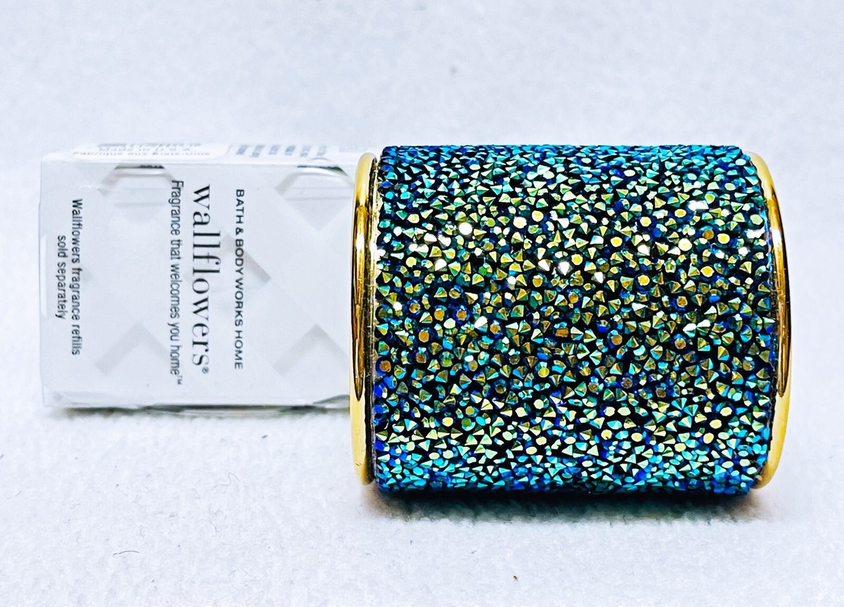 1 Bath Body Works Wallflower BLUE GEMS TOPPER Wall Plug In Unit