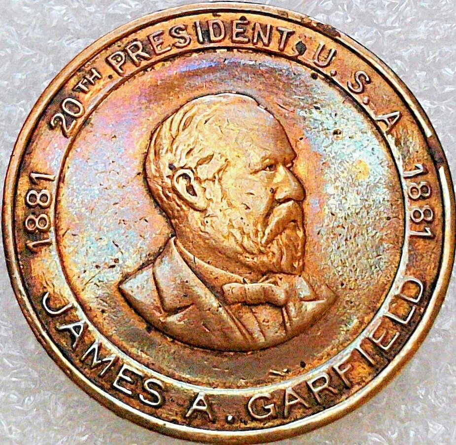 TMF カードオルゴール 1881 James Garfield 20th President Commemorative Coin Token | eBay