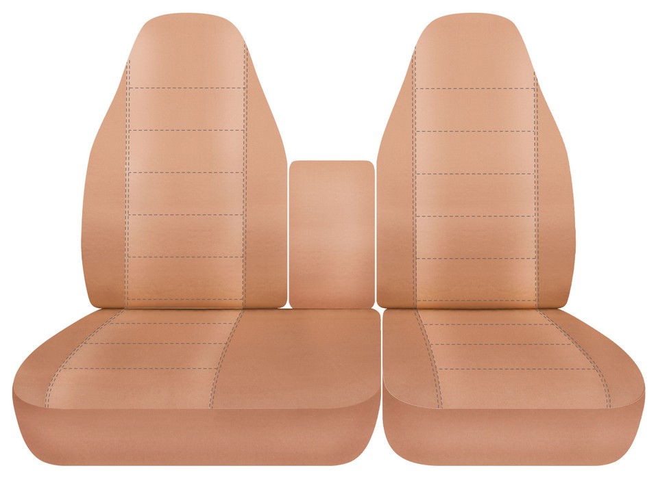 Seat Covers For Ford F150 1997-2003 40-60 Highback Seats - Solid Colors, Semi-Custom Fit