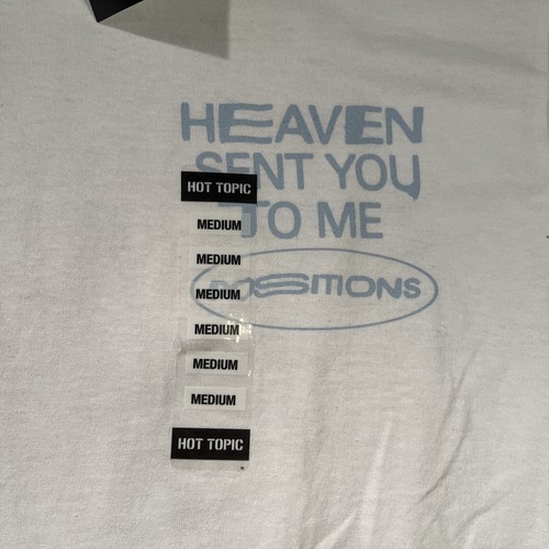 Ariana Grande Positions Hot Topic Heaven Sent White T Shirt Adult Medium NWT - Picture 5 of 9