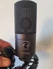 Fifine Usb Microphone Condenser Studio Microphone For Pc Mic With Mount.