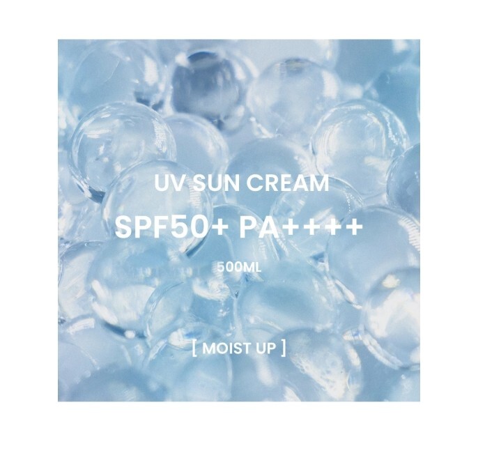 W.DRESSROOM Moisturizing Sun Cream SPF50+ PA++++, 500ml (16.90 oz) Sun Cream Sun