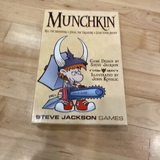 Munchkin Card Game 1408 Steve Jackson Games 1st Edition 22nd Print 2011 Complete