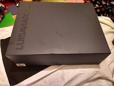 Luisaviaroma Empty Box Extra Large Navy Blue Good Condition Ebay