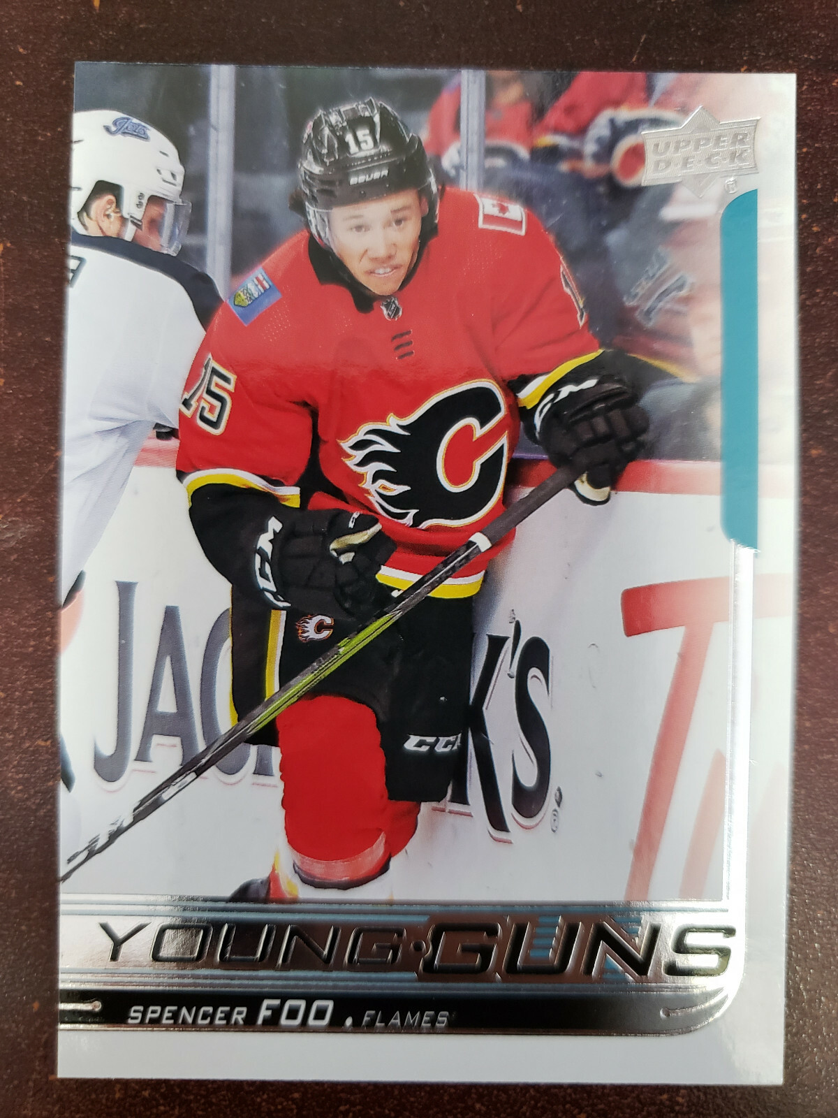 2018-19 Upper Deck Young Guns Spencer Foo Rookie Hockey Card #470
