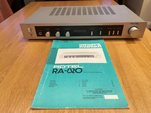 Rotel RA 820 Integrated amplifier Silver