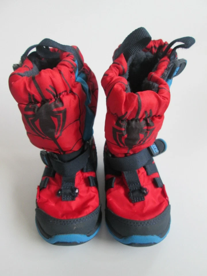 Botas de Nieve de Invierno STRIDE RITE Talla 4 Zapatilla Bota Roja Spider-Man Hechas 2 juegos M2P Foto 3 de 4