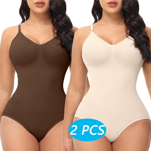 Snatched Bodysuit Tummy Control Bodysuit Snatched Shapewear Slimming Seamless - 第 25/26 張圖片