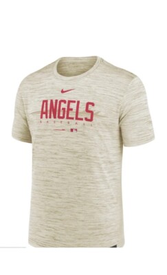 Los Angeles Angels Sz XL Nike City Connect Velocity Performance T-Shirt Nkm515A