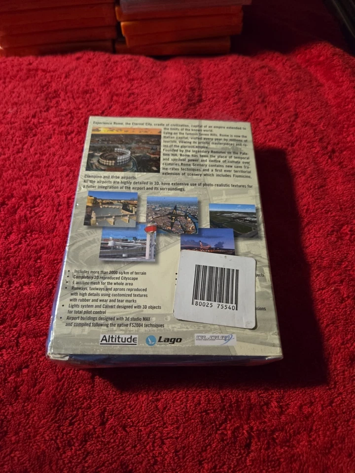ROME SCENERY Pc Cd Rom Add-On Microsoft Flight Simulator Sim 2004 FS2004 - Image 2 of 3