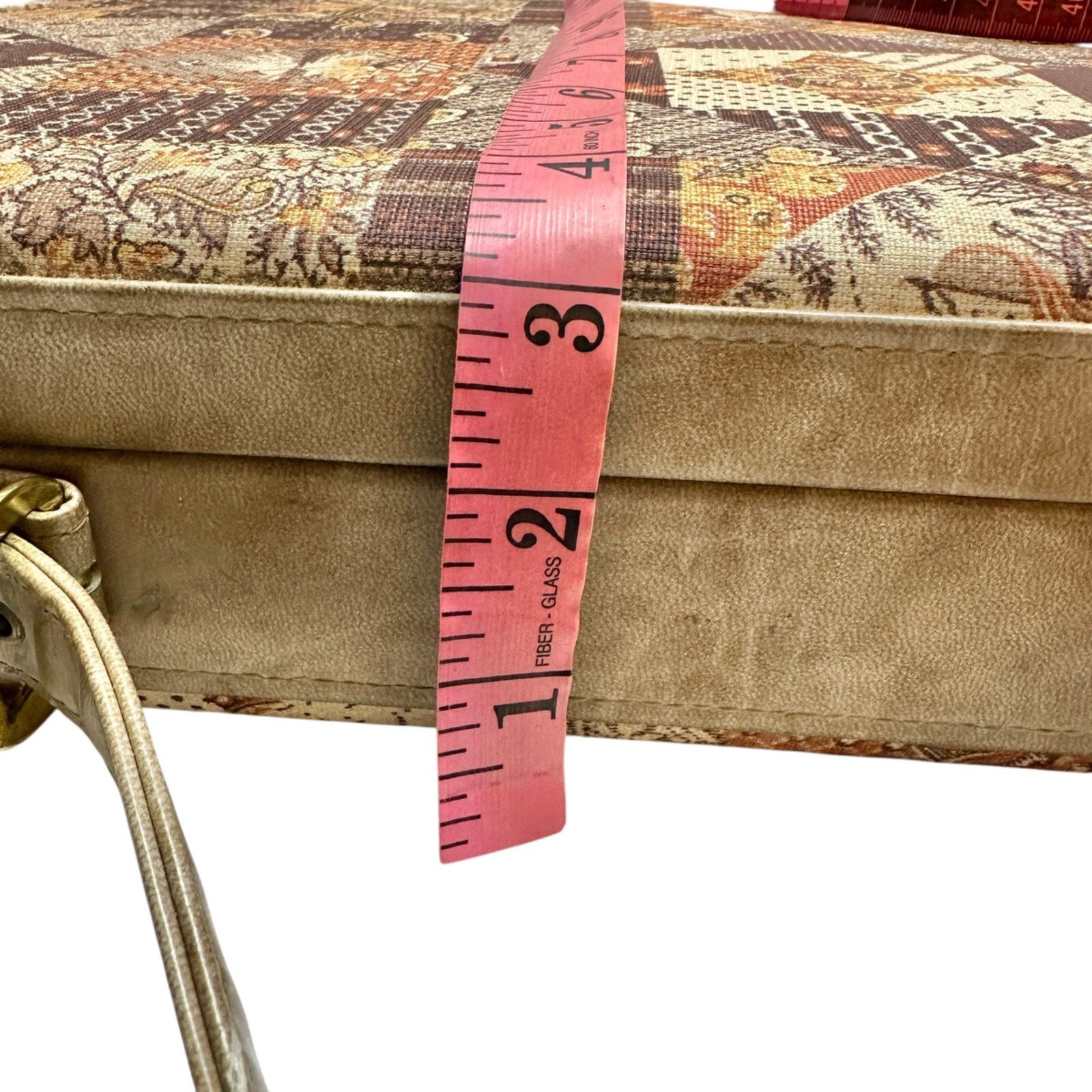 Vintage Patchwork Tapestry Briefcase With Handle … - image 14