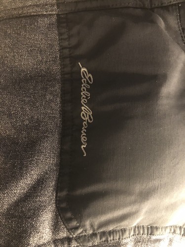 Men’s Black And Faded Black Eddie Bauer Winter Coat. - Picture 7 of 13