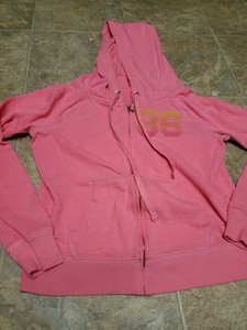 victoria secret zip up moletom com capuzs