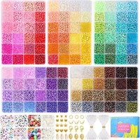 Diy Perlen Set Mit 120 Farben FüR ArmbäNder - MäDchen Kinder