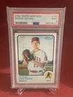 2022 Shohei Ohtani PSA 9 Topps Heritage #150 Amazing Card Generational Talent🔥