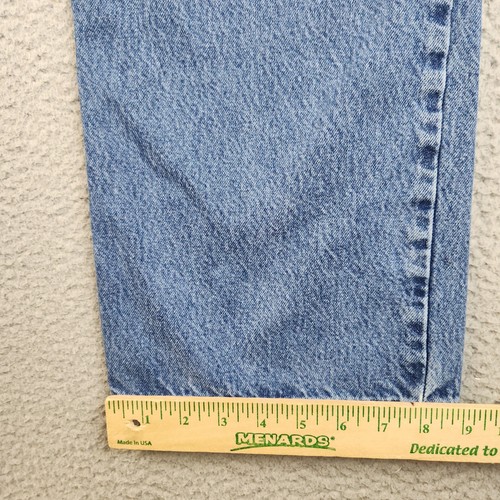 Eddie Bauer Jeans Mens 38x32 Relaxed Fit Straight Leg Y2K Baggy Denim Workwear - 第 6/10 張圖片