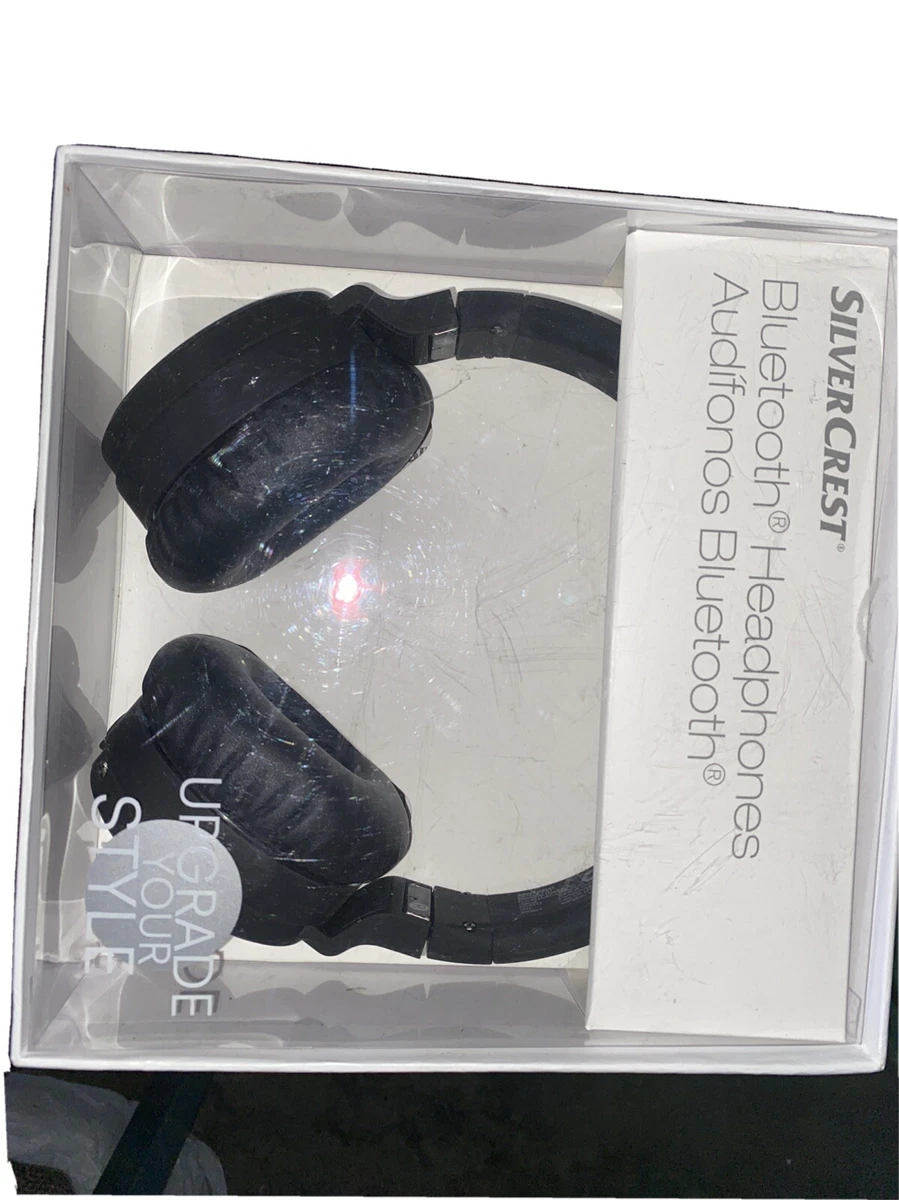 SilverCrest Premium On-Ear Bluetooth Headphones w/ Built-In Microphone  Black | eBay