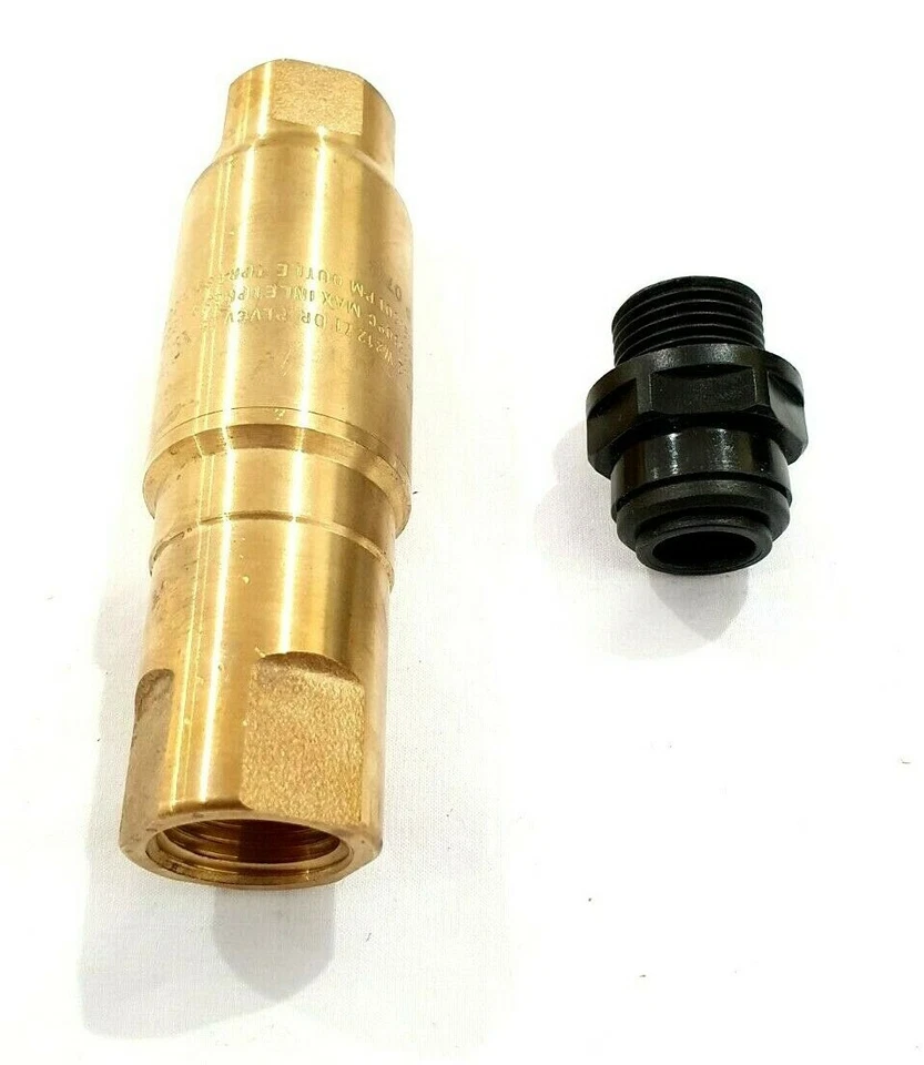 AW Jayco 350kPa Inbuilt Check Valve Pressure Limiting Valve & 1 Push fitting Reg - image 3 of 4