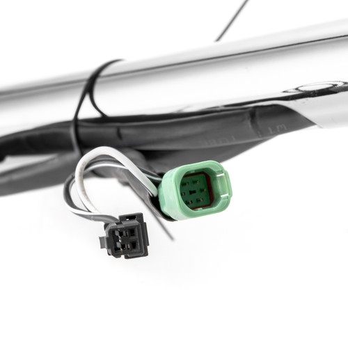 Manillar cromado 14" precableado para Harley Touring Road Glide Custom 2008-2013 - Imagen 9 de 14
