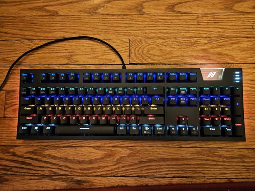 ABKO K660 ARC RGB Premium Optical Gaming Keyboard Outemu Blues No Feet EXC - 第 1/13 張圖片