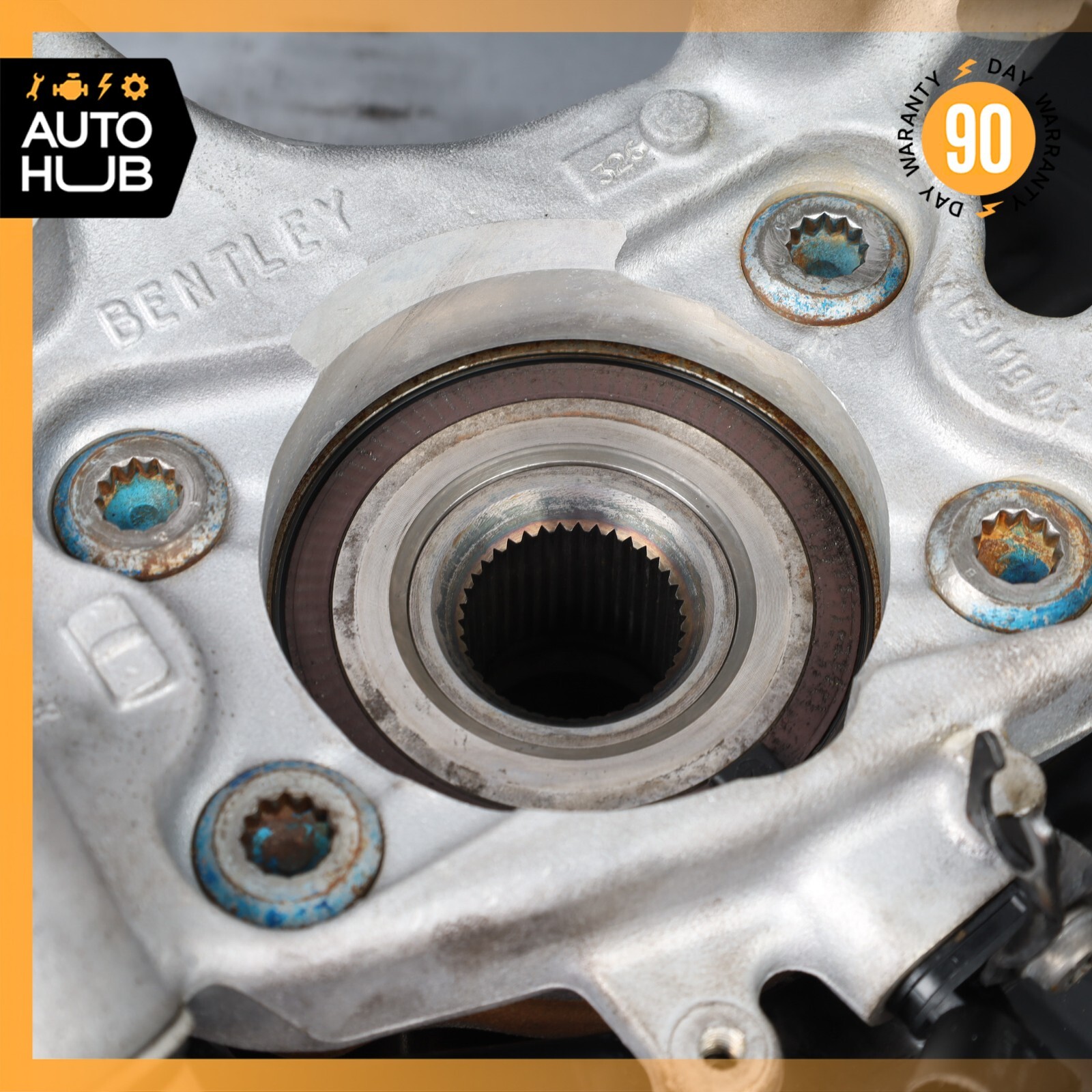 03-13 Bentley Continental GT Rear Left Driver Side Spindle Knuckle Hub OEM 36k