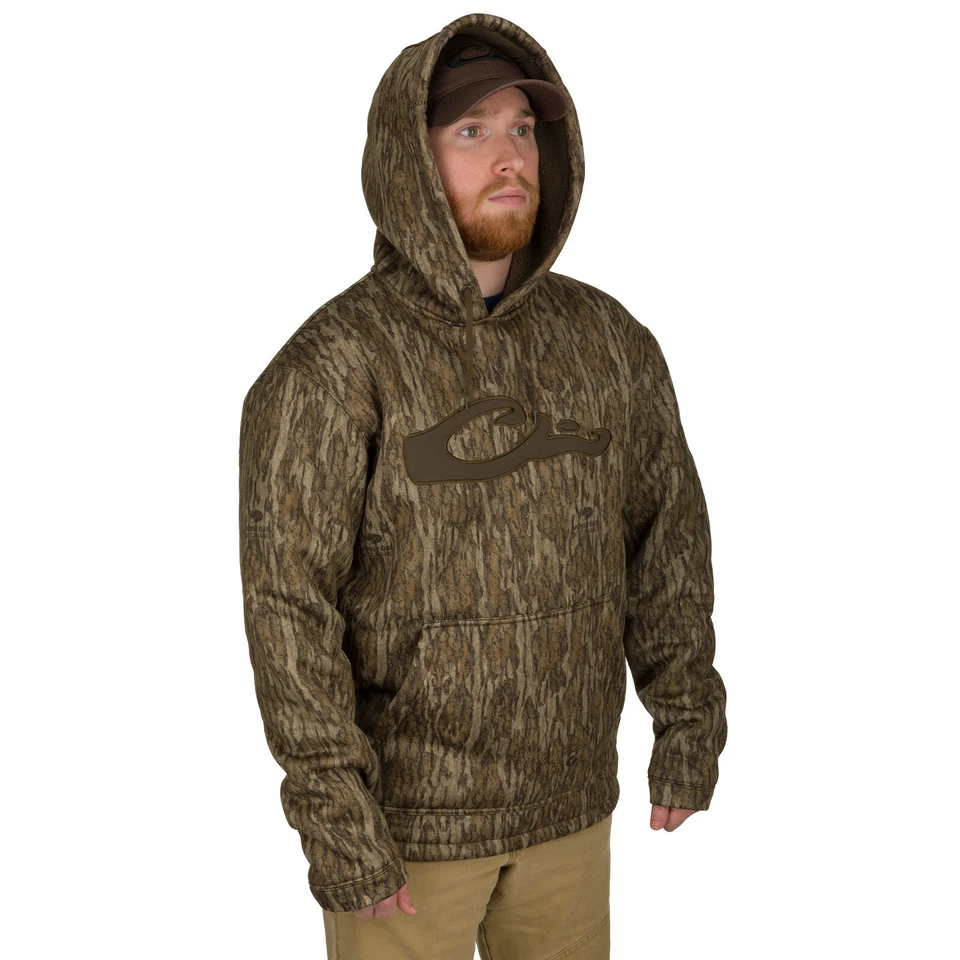 DRAKE Men's LST Silencer Fleece-Lined Soft Warm Hunting Hoodie - Colors & Sizes - Image 4 of 4